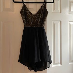 Black and gold romper!